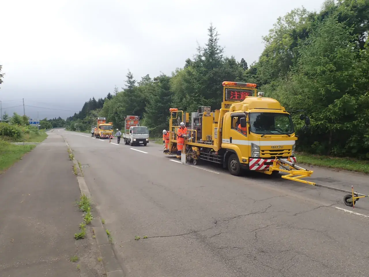 八雲道路事務所管内　道路区画線設置工事